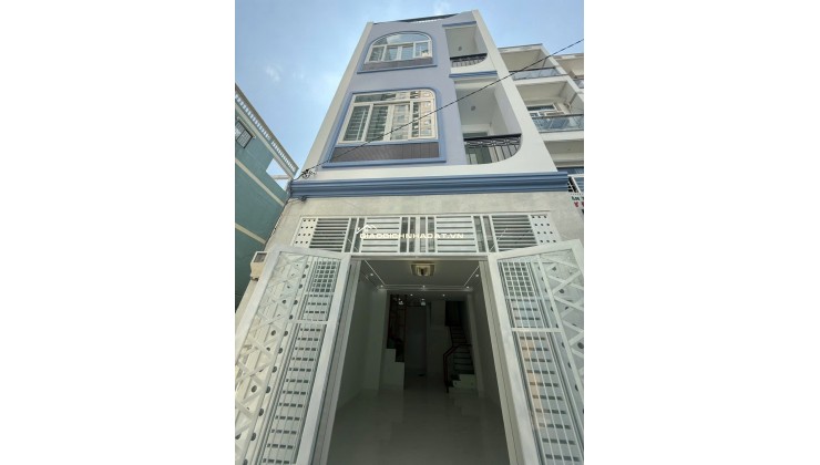 NHÀ 4 TẦNG MỚI XÂY, HẺM 6m, QUẬN 8, GẦN VÕ VĂN KIỆT, 4x11m, NHỈNH 6tỷ